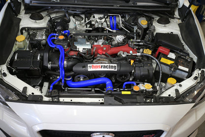 HPS Performance HPS Blue Reinforced Silicone Radiator + Heater Hose Kit Subaru 15-16 WRX STI 2.5L Turbo