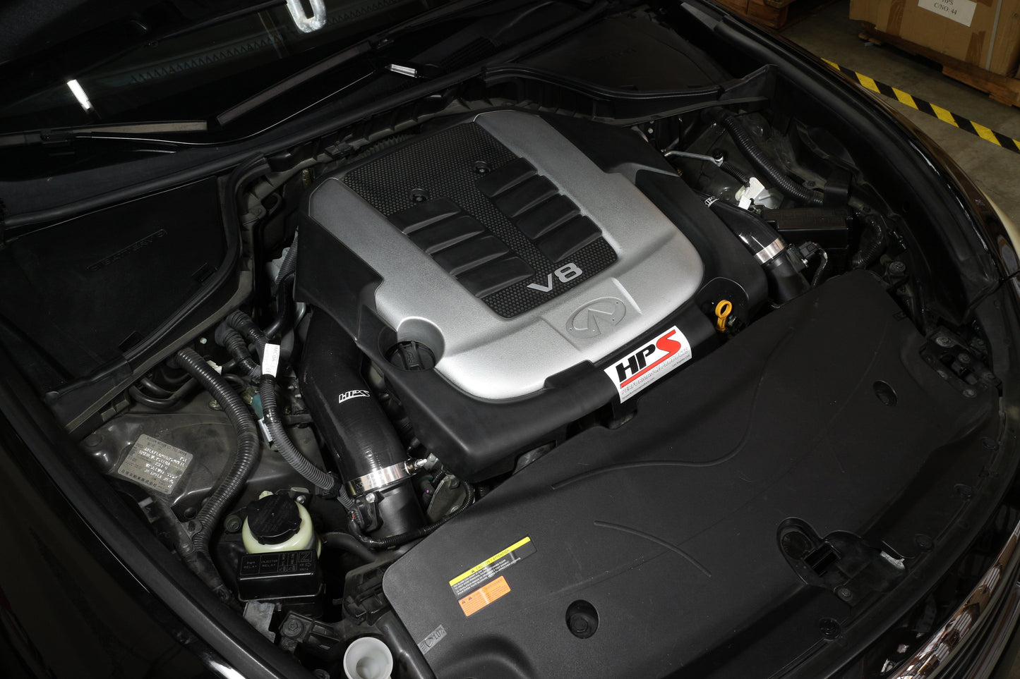 HPS Performance HPS Silicone Post MAF Air Intake Hose Kit Infiniti 11-13 M56 5.6L V8, 57-1517