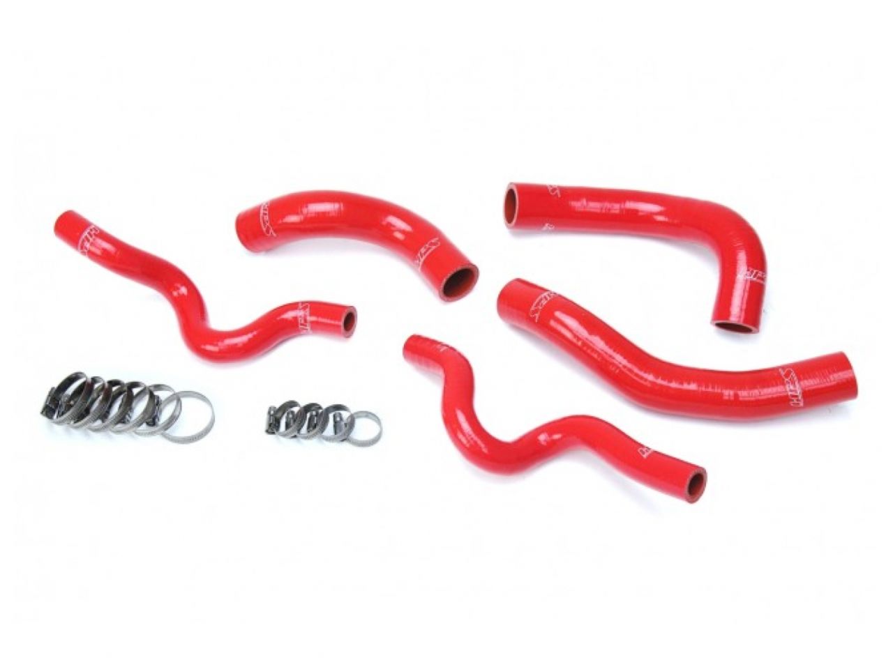 HPS Performance HPS Reinforced Red Silicone Radiator Hose Kit Coolant Hyundai 13-17 Veloster 1.6L Turbo