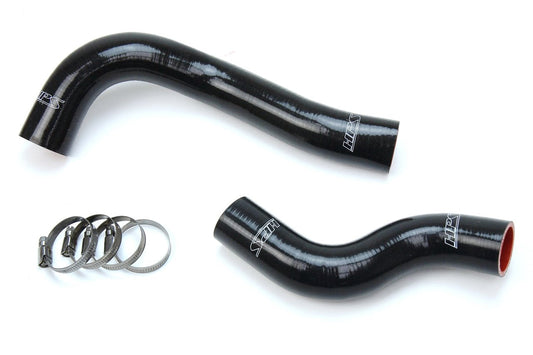 HPS Performance HPS Black Reinforced Silicone Radiator Hose Kit Coolant Lexus 16-18 GSF V8 5.0L