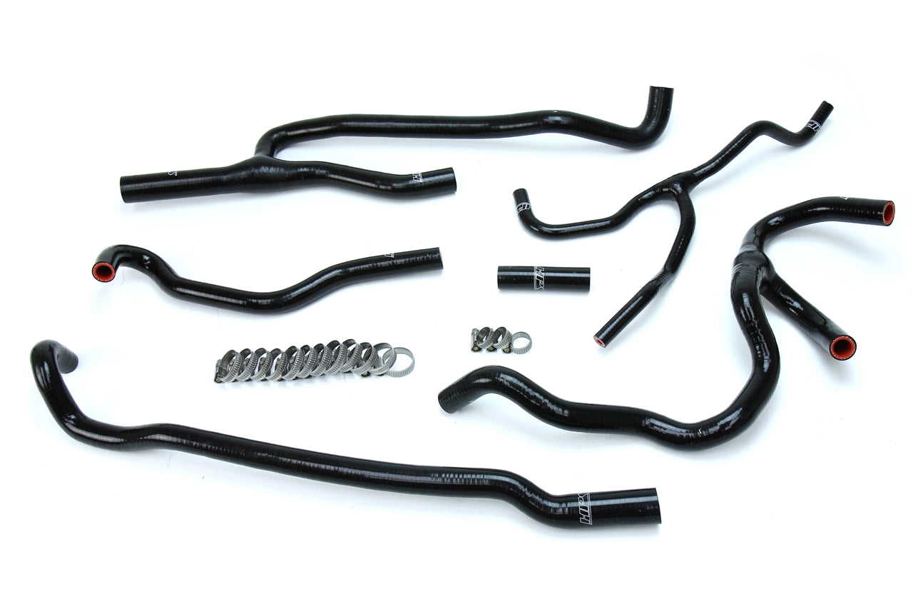 HPS Performance Products HPS Black Reinforced Silicone Heater Hose Kit Coolant Chevy 16-17 Camaro SS Coupe 6.2L V8