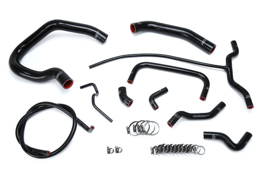 HPS Performance HPS Reinforced Black Silicone Radiator + Heater Hose Kit Coolant Ford 04-11 Ranger 4.0L V6