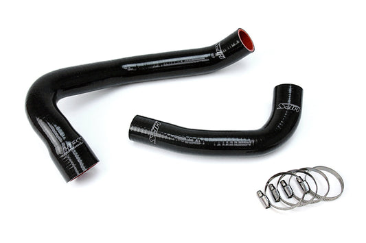 HPS Performance HPS Black Reinforced Silicone Radiator Hose Kit Coolant Jeep 00-06 Wrangler TJ 4.0L