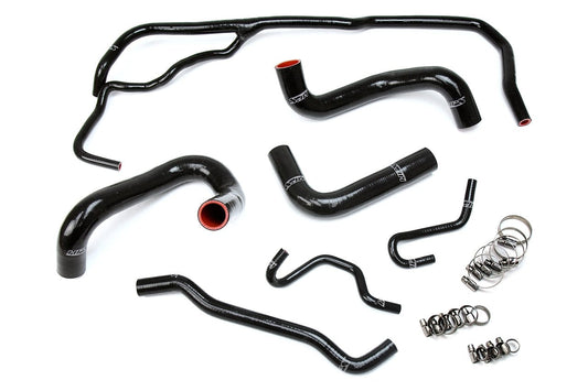 HPS Performance HPS Black Reinforced Silicone Radiator Hose Kit Coolant Toyota 17-18 Corolla iM 1.8L
