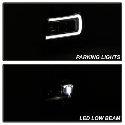 Spyder Chevy Suburban 1500/2500 07-14 Tahoe 07-14 LED Headlights Black PRO-YD-CSUB07V2PL-BK 5087515