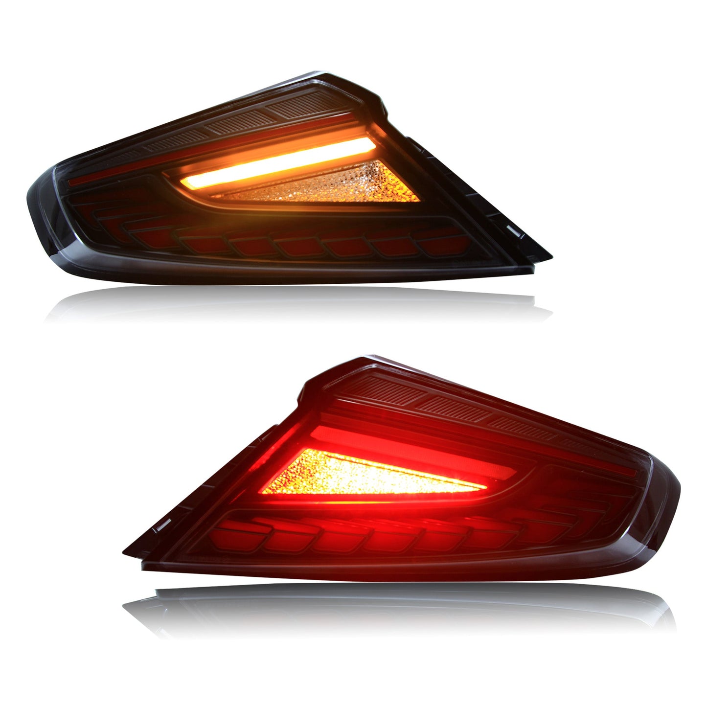 OLM Phantom-Spec LED Taillights (Clear Lens Red Optic) - 2022+ WRX