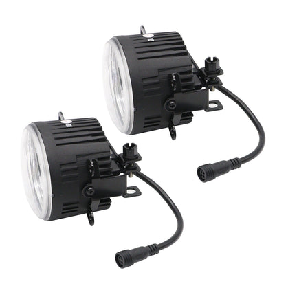 JDMuscle [15-21 WRX or STI, 13+ BRZ or FT86, 14+ Forester] LED / Halo DRL Fog Light Housings