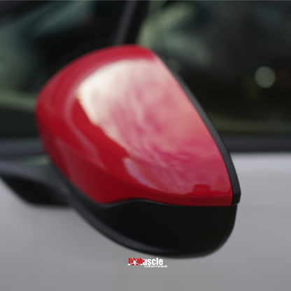 JDMuscle [22-25 WRX] Mirror Covers Replacements | 2PC Set, Paint Matched / Gloss Black / Cherry Red