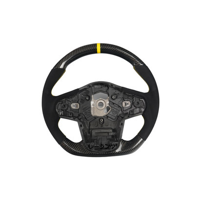 Racing Art Carbon Fiber Steering Wheel | Multiple Options Available- 2020+ A90 Toyota Supra MKV