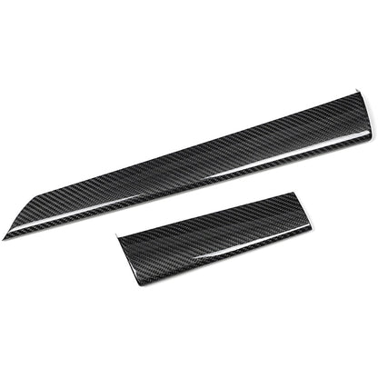 JDMuscle [22-25 WRX] Tanso Dry Carbon Fiber Driver & Passenger Dash Trim Covers 2 PC | JDM-WRX22-530+531