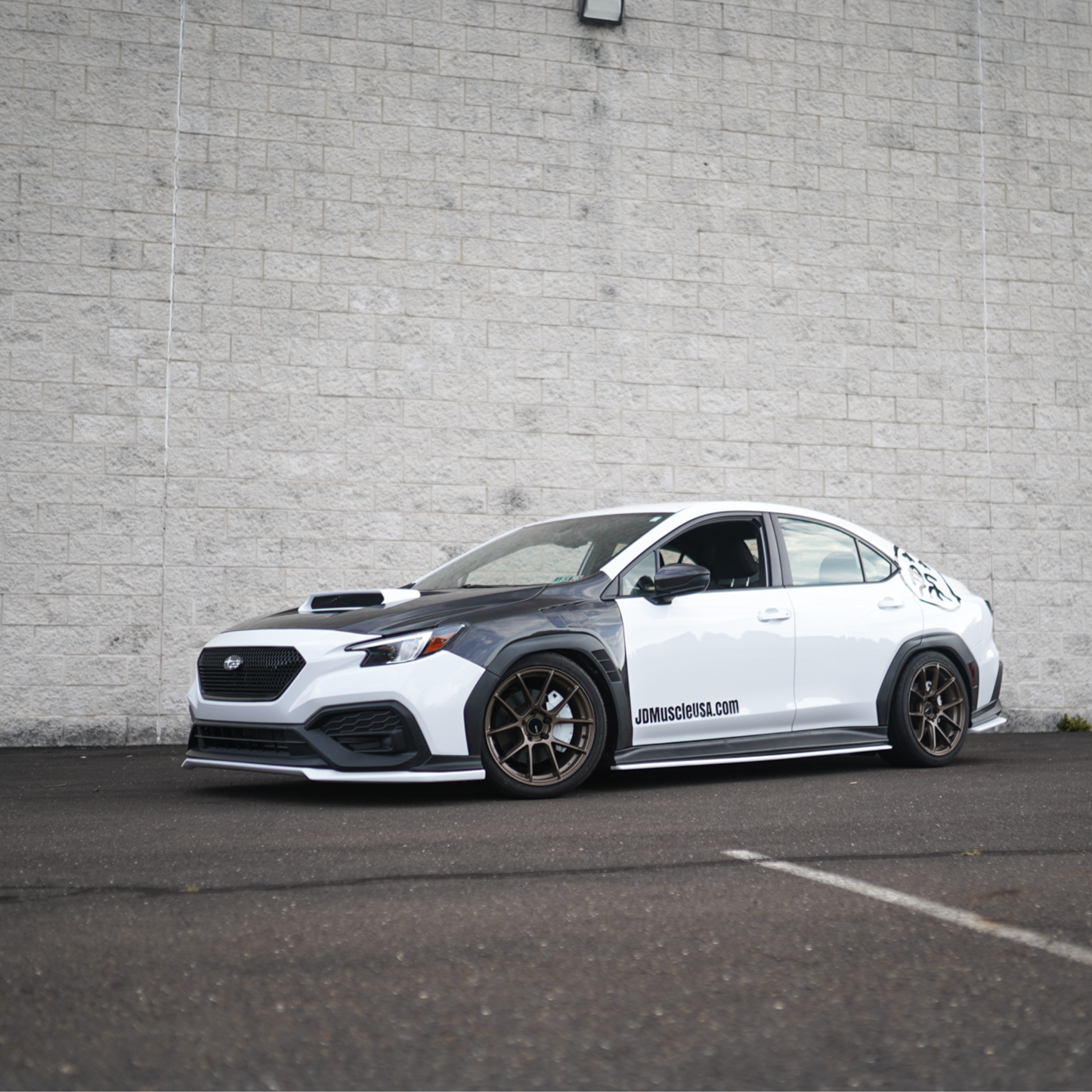 JDMuscle [22-25 WRX] Carbon Fiber/FRP Vented Fenders