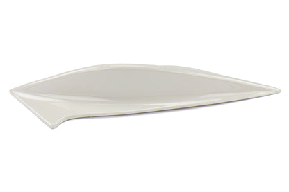 OLM STI Spoiler Side Fins - Crystal White Pearl / Halo - 2015-2021 Subaru WRX / STI