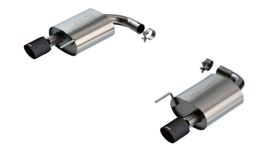 Borla 2024 Ford Mustang GT 5.0L V8 w/o Active Exhaust S-Type Axle-Back Exhaust System - Carbon Fiber 11983CFBA