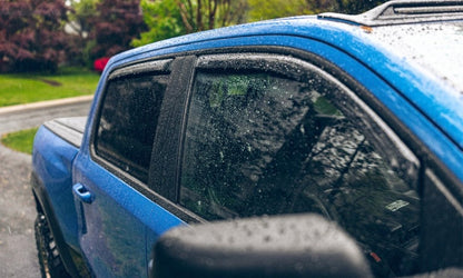 AVS 05-18 Nissan Navara King Cab Ventvisor In-Channel Front & Rear Window Deflectors 4pc - Smoke