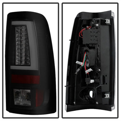 Spyder 03-06  Chevy Silverado (Does Not Fit Stepside) Version 2 LED Tail Lights - Black Smoke 5083272