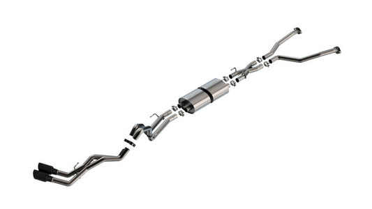 Borla 22-24 Toyota Tundra 3.4L V6 (Inc. Hyb.) Ext. Cab/STD Bed/145.7in WB S-Type Cat-Back - Blk Chrm 140939BC