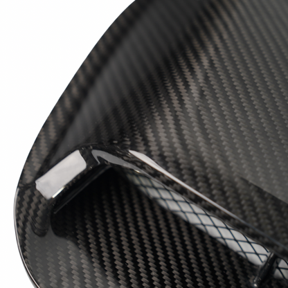 JDMuscle [22-25 WRX] GC8 Style Version 2 Tanso Carbon Fiber Hood Scoop