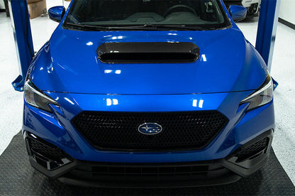 OLM LE Carbon Fiber Hood Scoop Cover - 2022+ WRX