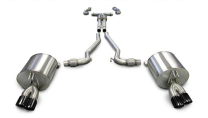Corsa Performance 08-09 Pontiac G8 GXP 6.0L V8 Sport Cat-Back w/ Dual 3in Black Tips