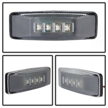 SPYDER Xtune Dodge Ram 94-02 Dually 2 Red LED+2 Amber LED Fender Lights 4pcs Clear ACC-LED-DR94-FE-C 9924699