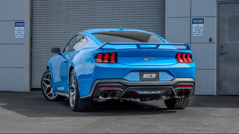 Borla 2024 Ford Mustang GT 5.0L V8 w/ Active Exhaust S-Type Axle-Back Exhaust System - Carbon Fiber 11985CFBA