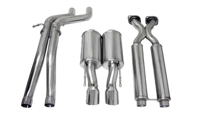 Corsa Performance 06-10 Jeep Grand Cherokee 6.1L V8 Polished Sport Cat-Back Exhaust
