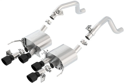 Borla 14-18 C7 Corvette Stingray Axle-Back ATAK Exhaust 2.75in To Muffler Dual 2.75in Out 4.25in Tip 11856CB