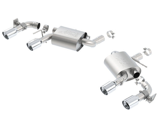 Borla 16 Chevy Camaro SS 6.2L w/ Dual NPP S-Type Quad RD RL Tips Dual Exit Rear Section Exhaust 11924
