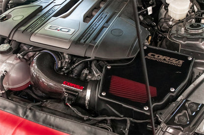 CORSA Performance Corsa 18-22 Ford Mustang GT 5.0L V8 Carbon Fiber Air Intake w/ DryTech 3D No Oil 44007D