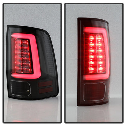 Spyder Dodge Ram 09-18 LED Tail Lights - All Black ALT-YD-DRAM09V2-LED-BKV2 (Incandescent Only) 5085917