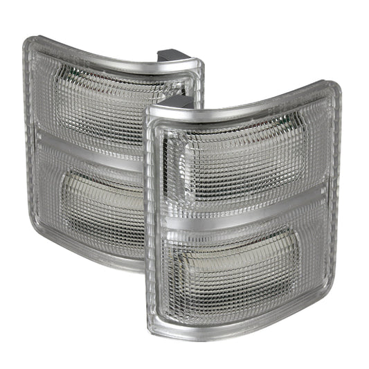 SPYDER xTune Ford Superduty 08-14 F250-F550 Amber LED Mirror Signal Lens - Clear ACC-LED-FDSD08-MR-C 9924736