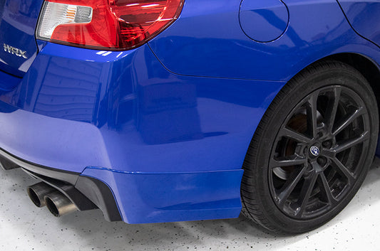 OLM Paint Matched JDM Style Rear Splash Guards (Galaxy Blue Pearl) - 2015-2021 WRX / STI