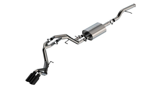 Borla 21-22 Chevrolet Tahoe 5.3L V8 AT 2/4WD S-type Cat-back Exhaust (Black Chrome) 140855BC
