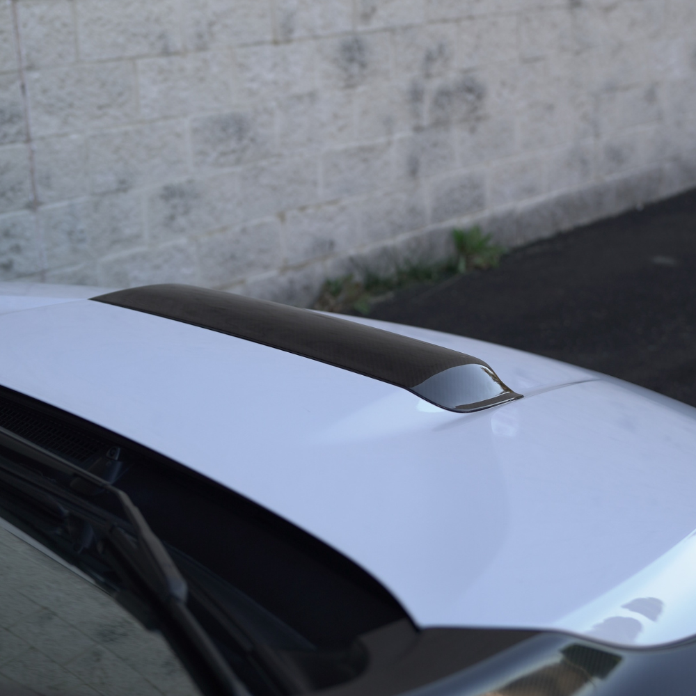 JDMuscle [22-25 WRX] Tanso Carbon Fiber GC8 Style Hood Scoop
