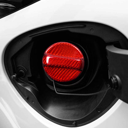 JDMuscle [22-25 WRX] / 22+BRZ / GR86 Tanso Dry Carbon Fiber Fuel Cap Cover