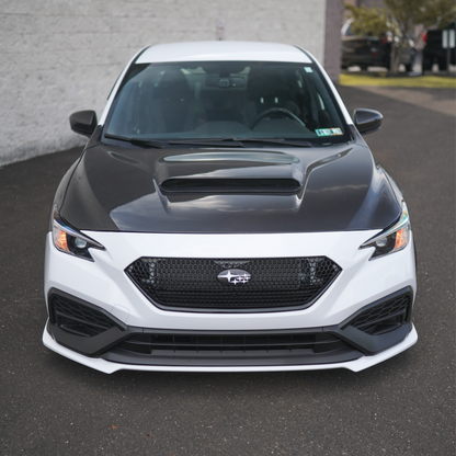JDMuscle [22-25 WRX] Carbon Fiber Hood Scoop - OE Style