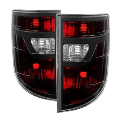 xTune Honda Ridgeline Pickup 06-08 OEM Style Tail Lights Red Smoked ALT-JH-HRID06-OE-RSM