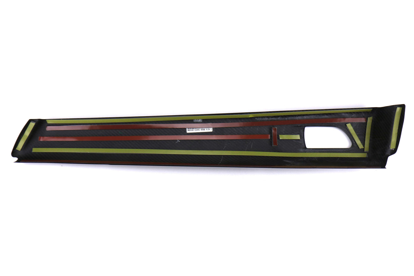OLM LE Dry Carbon Fiber Rear Door Trim Upper Panels - 2015-2021 Subaru WRX / STI