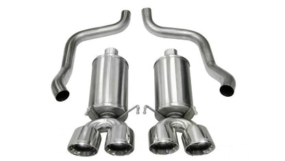 Corsa Performance 09-13 Chevrolet Corvette C6 6.2L V8 Polished Xtreme Axle-Back Exhaust