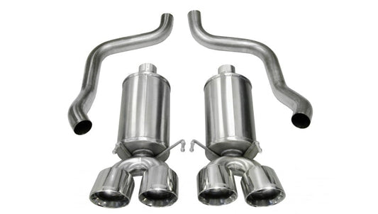 Corsa Performance 09-13 Chevrolet Corvette C6 6.2L V8 Polished Xtreme Axle-Back Exhaust