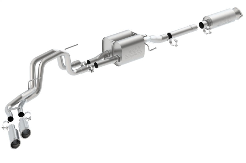 10-14 F-150 Raptor 6.2L Touring Cat-Back, Borla 140404