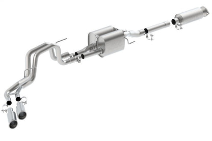 10-14 F-150 Raptor 6.2L Touring Cat-Back, Borla 140404