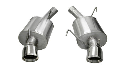 Corsa Performance 05-10 Ford Mustang Shelby GT500 5.4L V8 Polished Sport Axle-Back