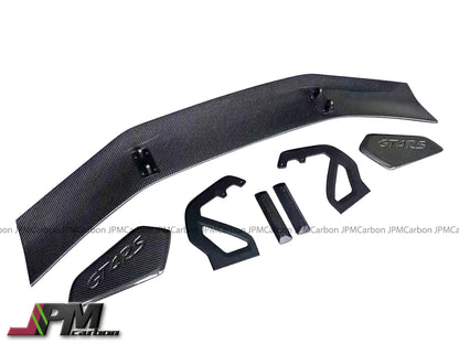 [JPMCarbon] GT4 RS Style Dry Carbon Rear Wing Lip Trunk Spoiler Fits For Porsche 718 981 987 Cayman