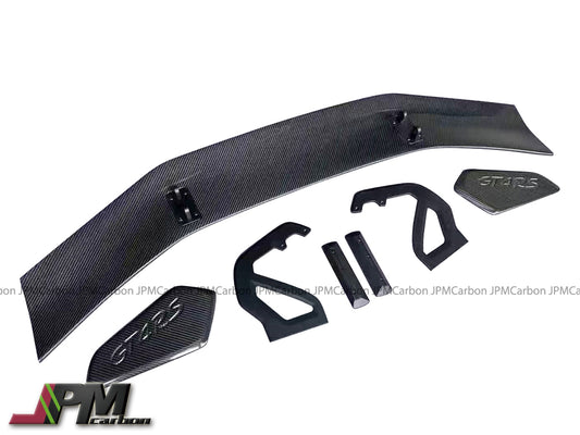 [JPMCarbon] GT4 RS Style Dry Carbon Rear Wing Lip Trunk Spoiler Fits For Porsche 718 981 987 Cayman