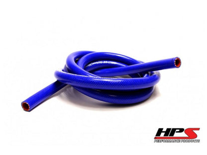 HPS 1/2" ID Blue High Temp Reinforced Silicone Heater Hose Tubing, 13mm ID