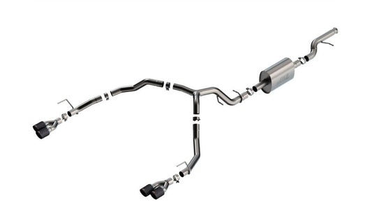 Borla 21-22 Chevy Tahoe 5.3L V8 2/4WD 4DR 3in/2.75in S-Type Cat-Back Exhaust w/ Carbon Fiber Tips 140857CF
