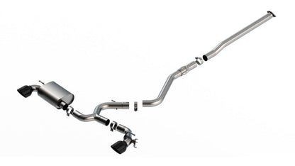 Borla 22-23 Hyundai Kona N 2.0L 4 CYL. Turbo AT/MT ATAK Catback Exhaust Black Chrome 140926BC