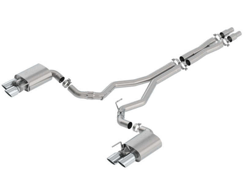 Borla 2018 Ford Mustang GT 5.0L AT/MT 3in ATAK Catback Exhaust w/ Valves 140743