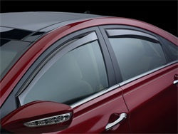 ~(5 lbs. 47X13X2)~ Light Smoke FrontANDRear Side Window Deflectors Infiniti Q70 2014 - 2015 Fits Long Wheelbase models